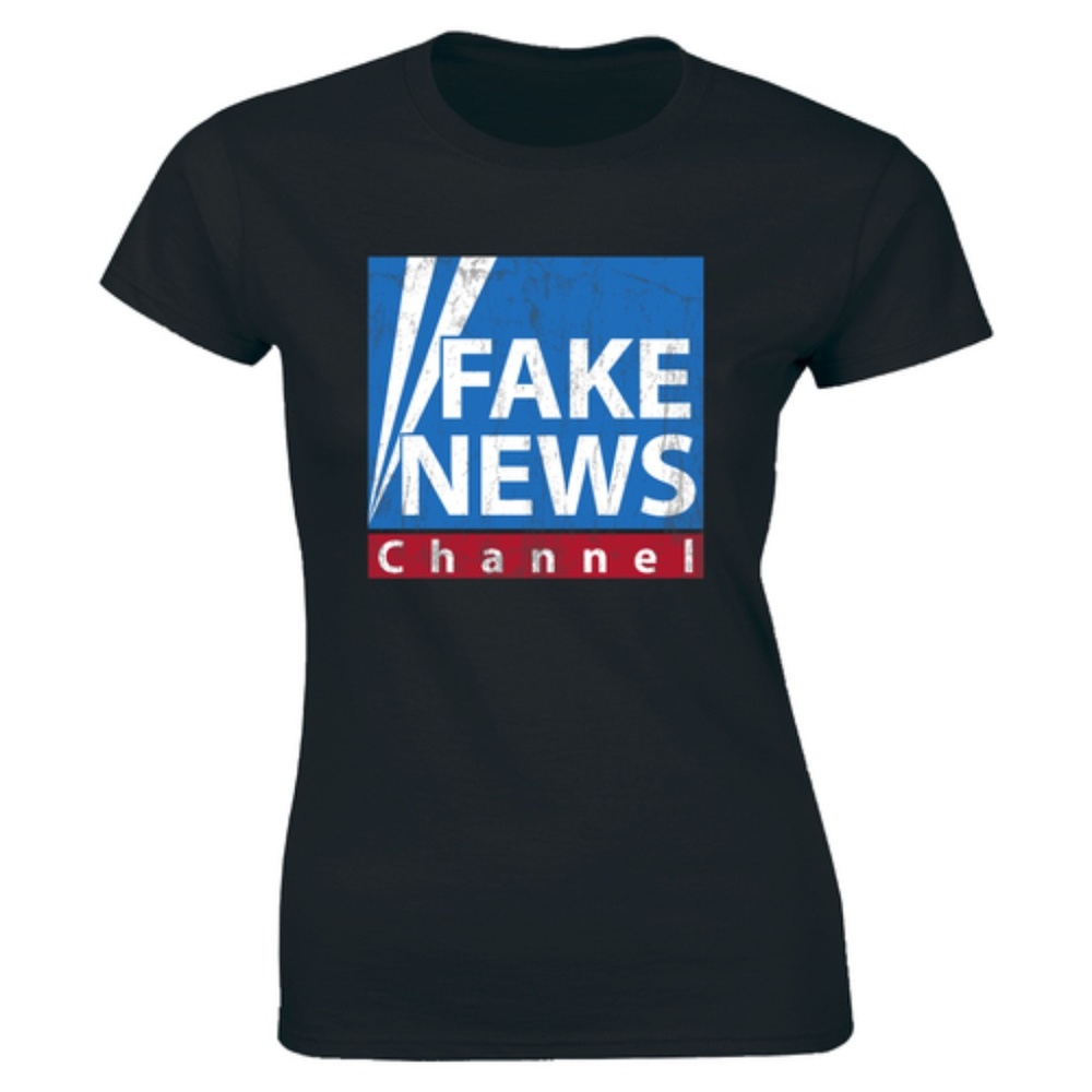 News Channel Fake News Trump conservative T-shirt